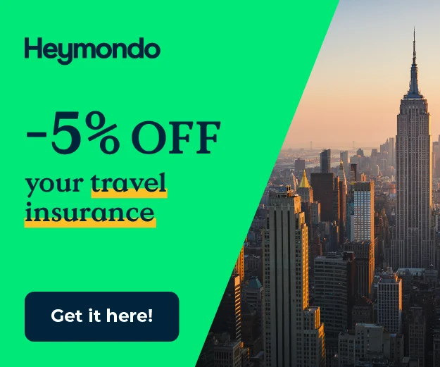 Heymondo travel insurance: 5% off for Tales of the Map readers