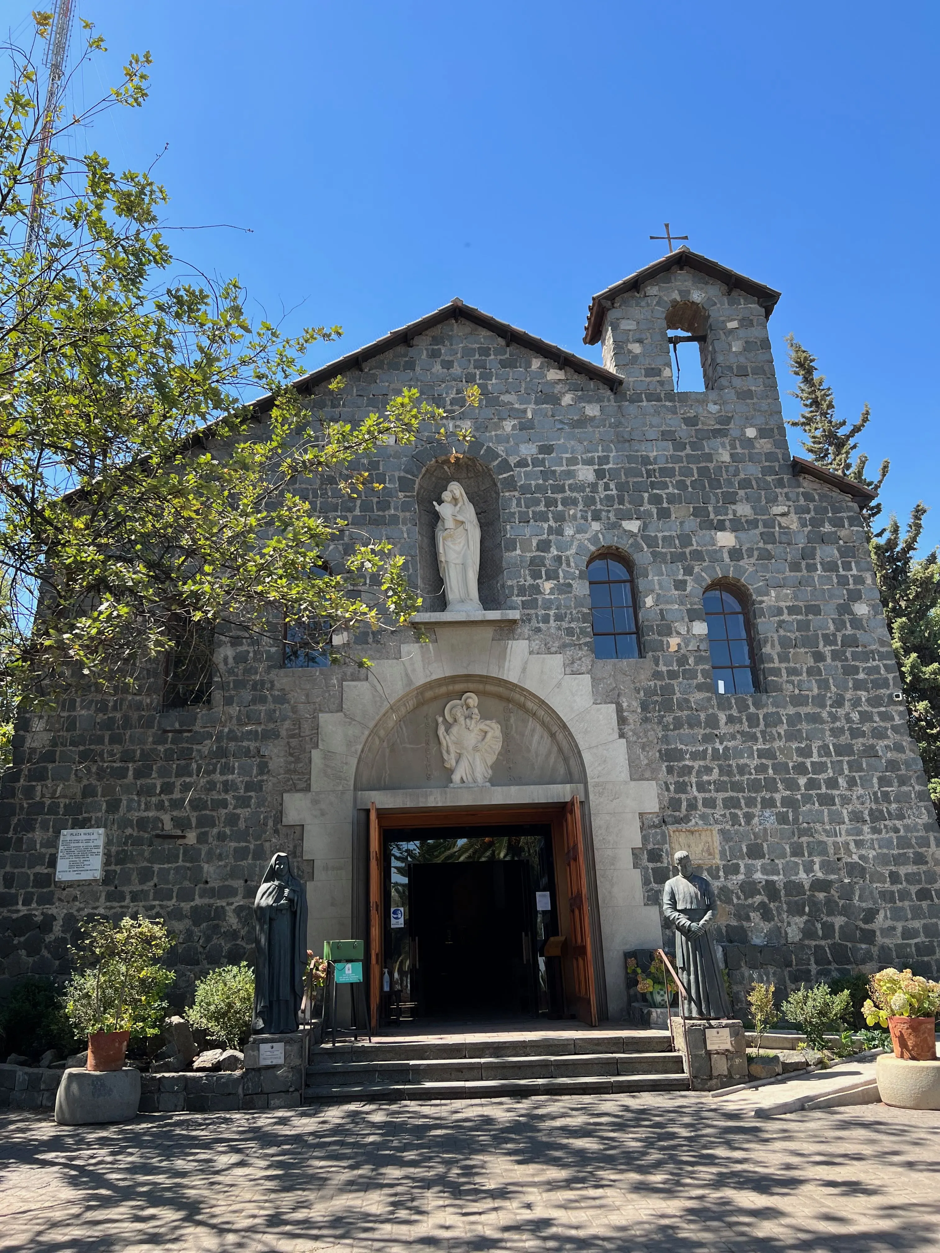 Church at the top of Cerro San Cristóbal
