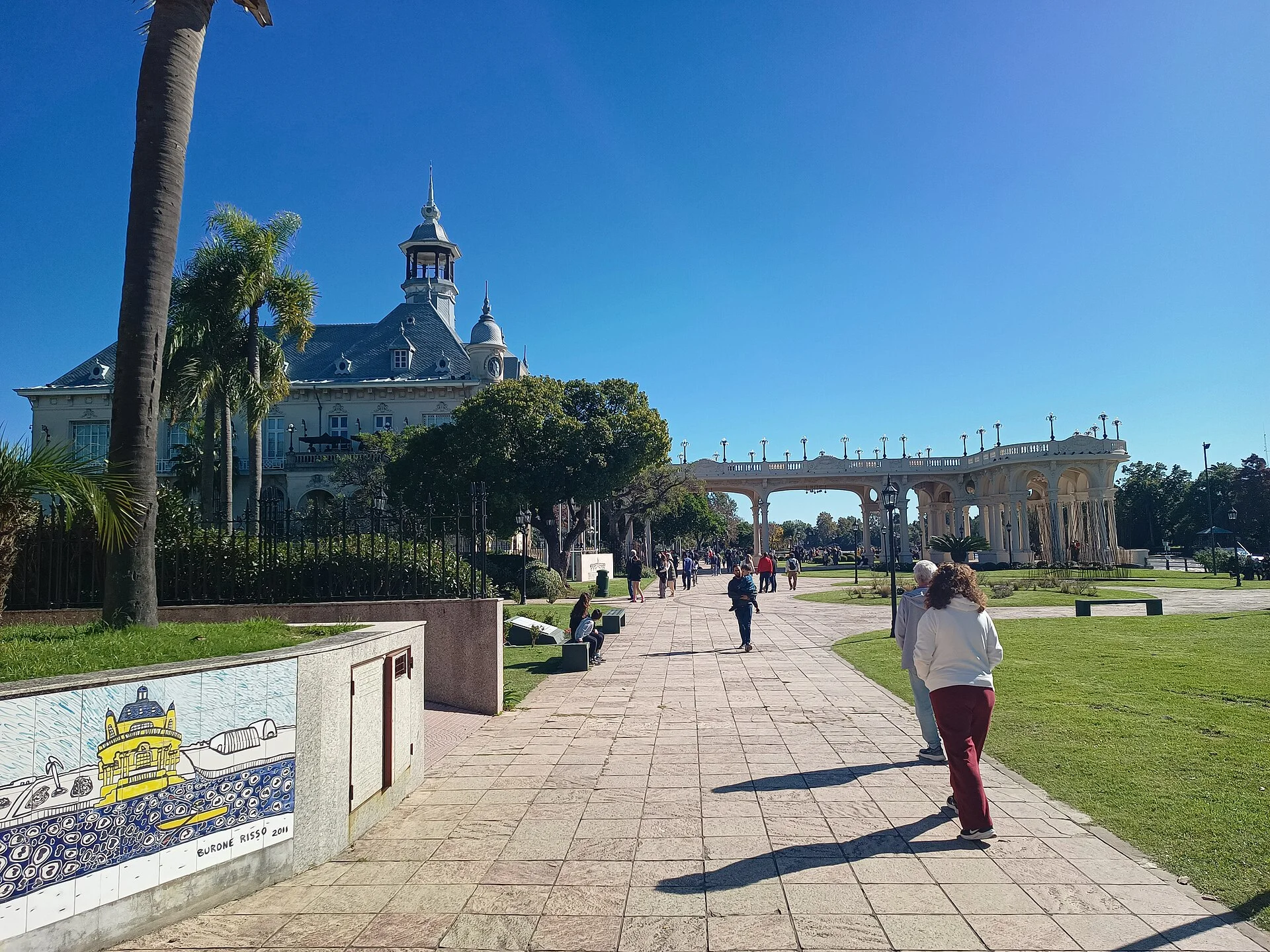 Belle-Époque-Palast des Kunstmuseums Tigre am Paseo Victorica bei Buenos Aires