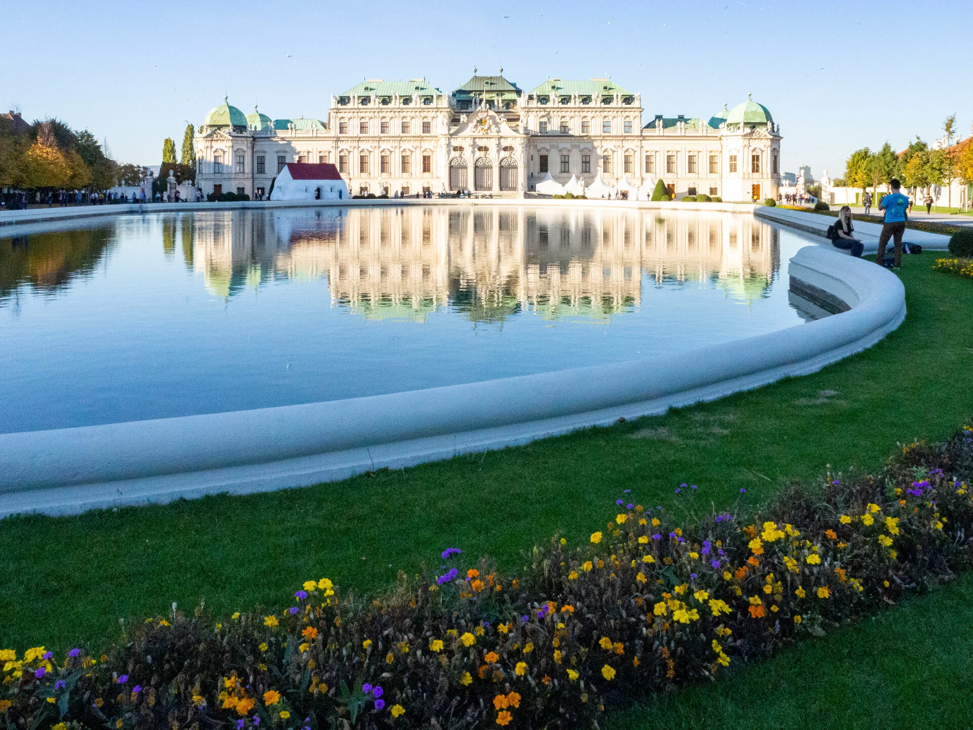 Das Obere Belvedere und sein Barockgarten im Wiener Bezirk Landstraße